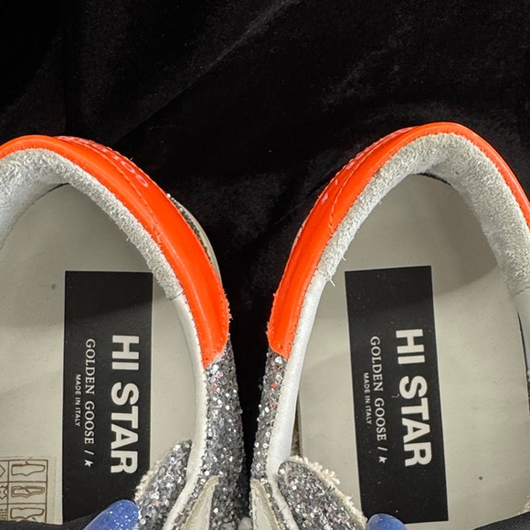 Golden Goose Super Star Glitter Sneakers - Size 38/8 Women’s - Picture 4 of 10